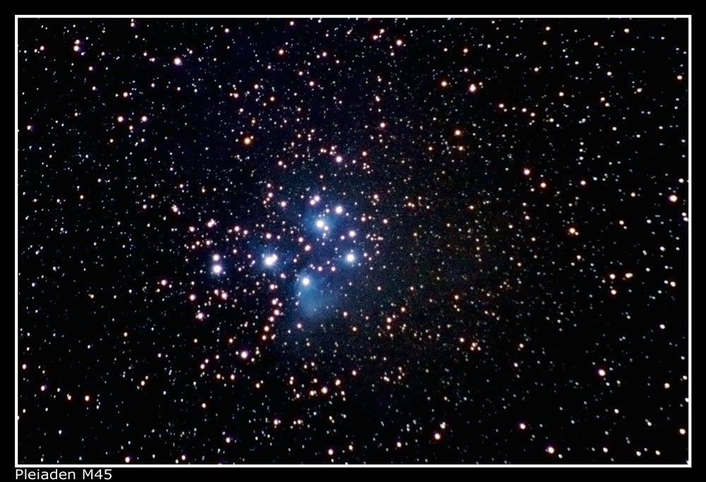 Die Pleiaden M45