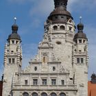 Die Pleißenburg   Der " Kopf  " vom Rathaus Leipzig "