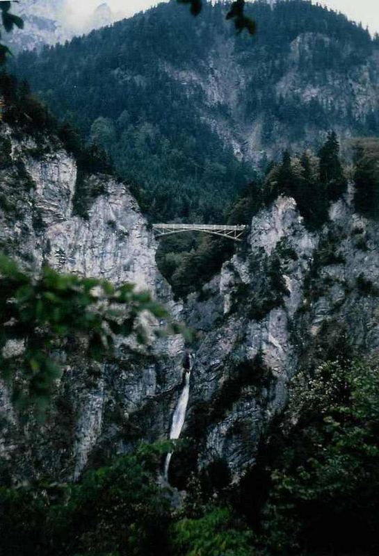 Die Pöllatschlucht mit der Marienbrücke