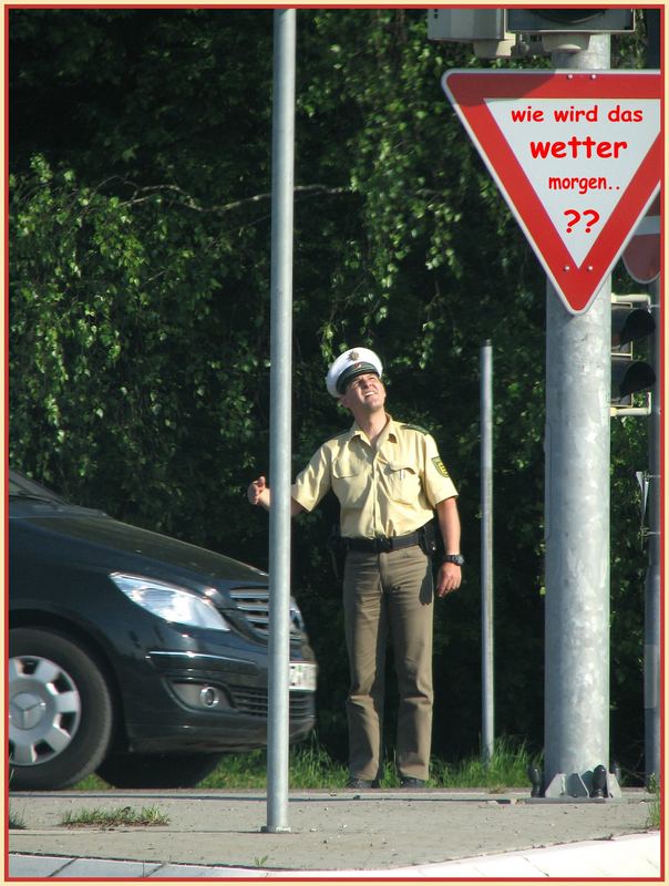 die polizei....dein freund und helfer...