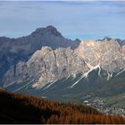 Die Pomagagnon-Gruppe über Cortina d'Ampezzo