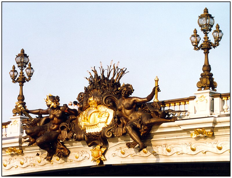 Die Pont Alexandre III. in Paris