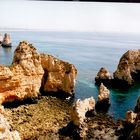 Die Ponta da Piedade in Lagos an der Algarve in Portugal