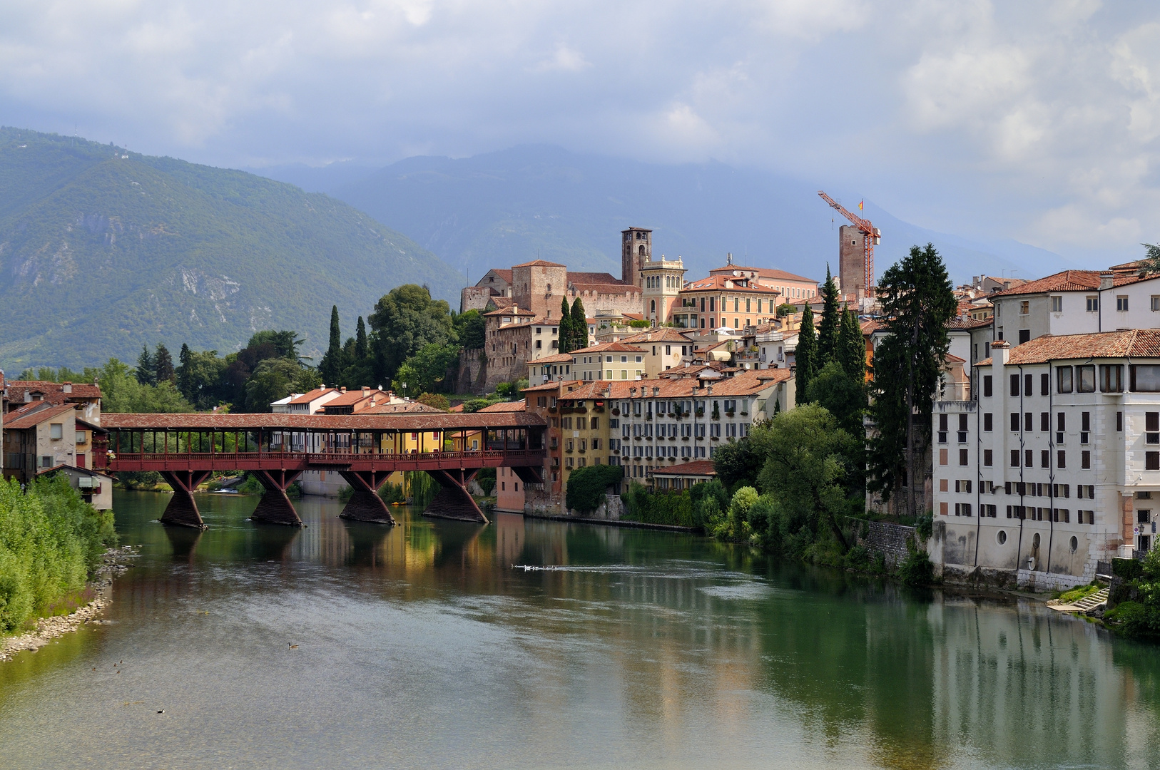 Die Ponte degli Alpini von Bassano del Grappa