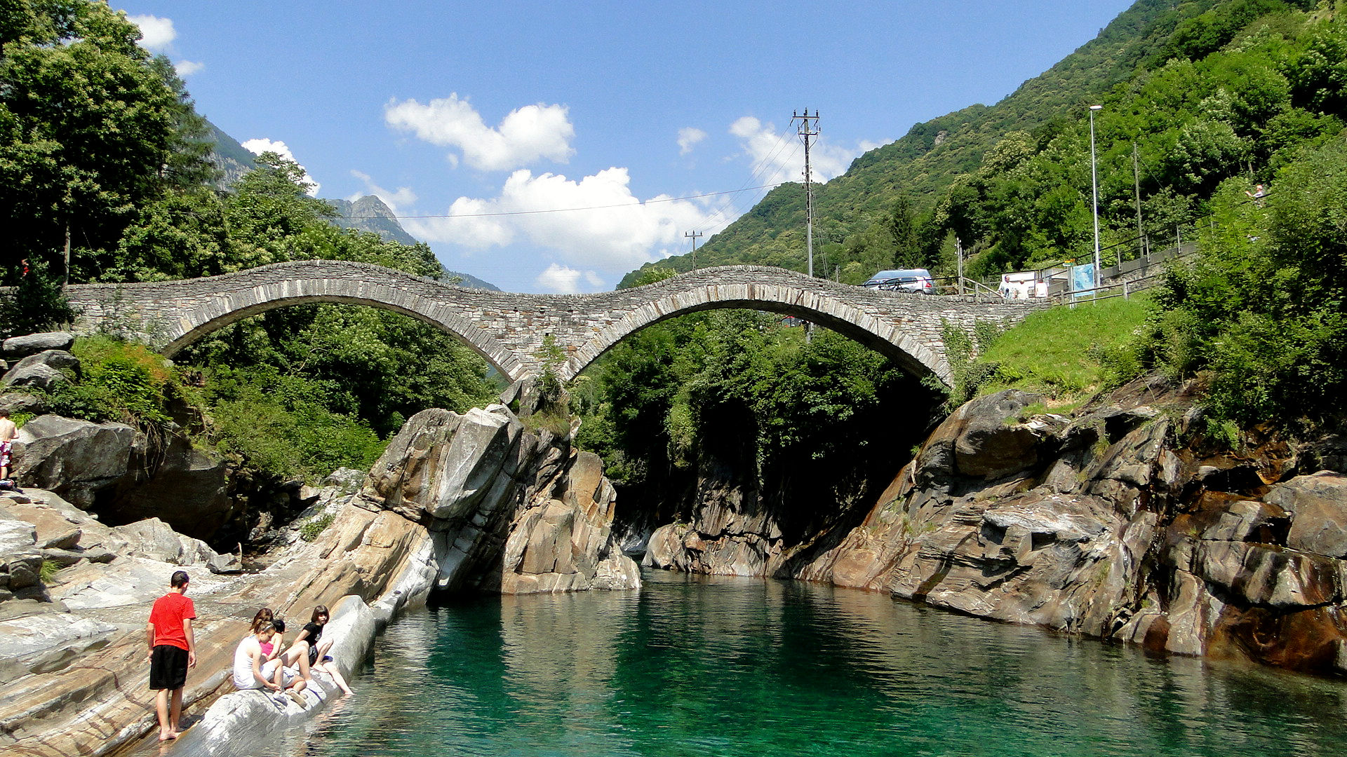 Die Ponte dei Salti im Tessin