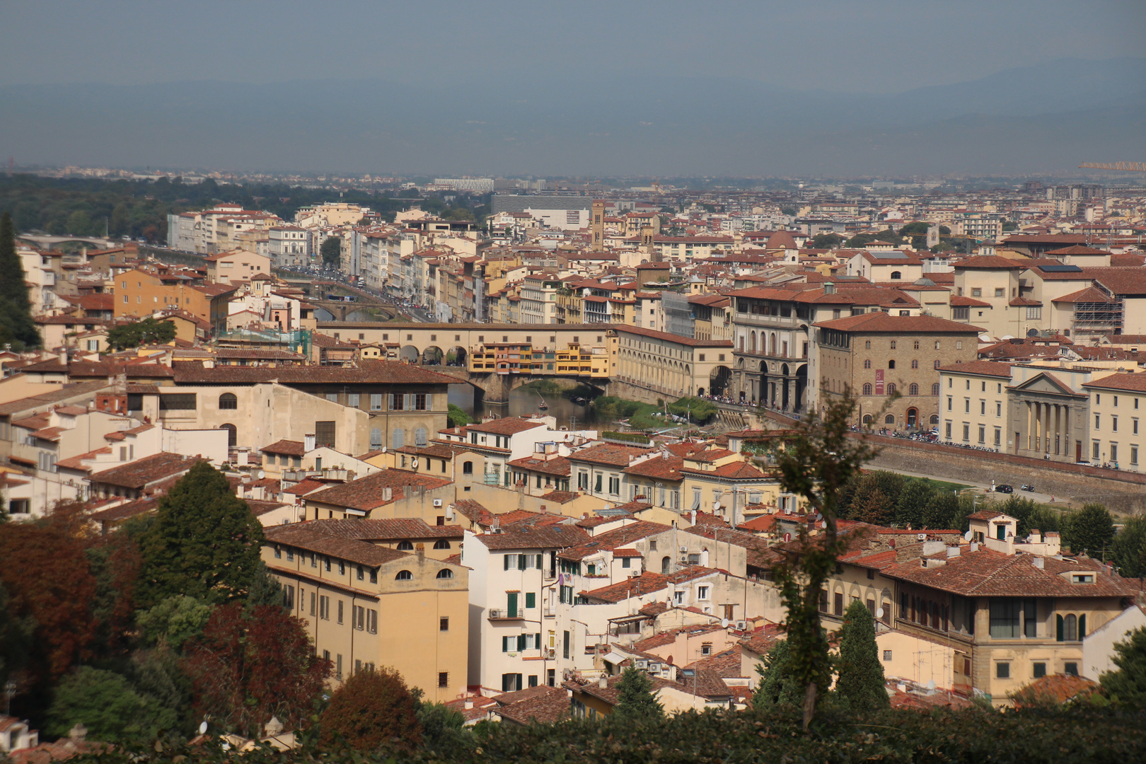  Die Ponte Vecchio ist schon zu sehen