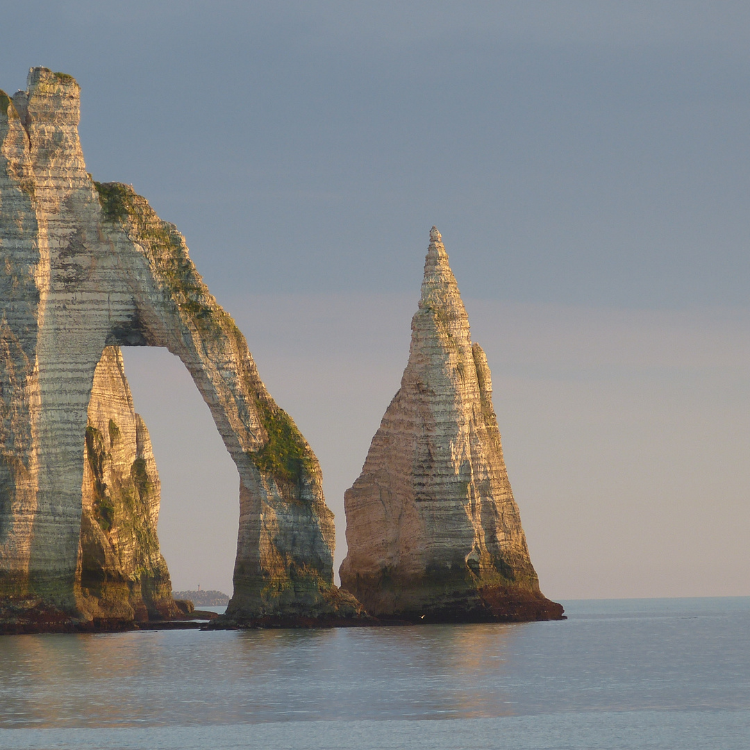 Die Porte d’Aval und die Aiguille - Etretat