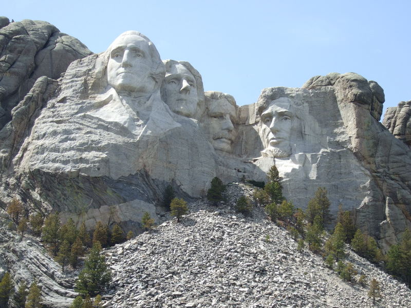 Die Praesidenten am Mount Rushmore