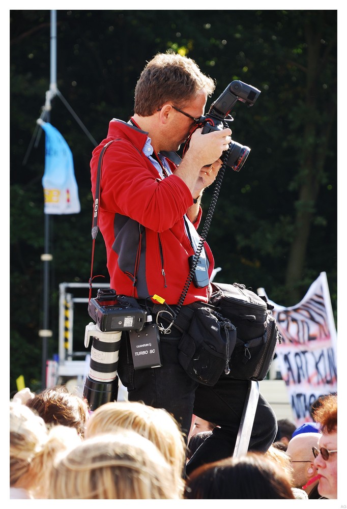 Die Presse ist immer zugegen