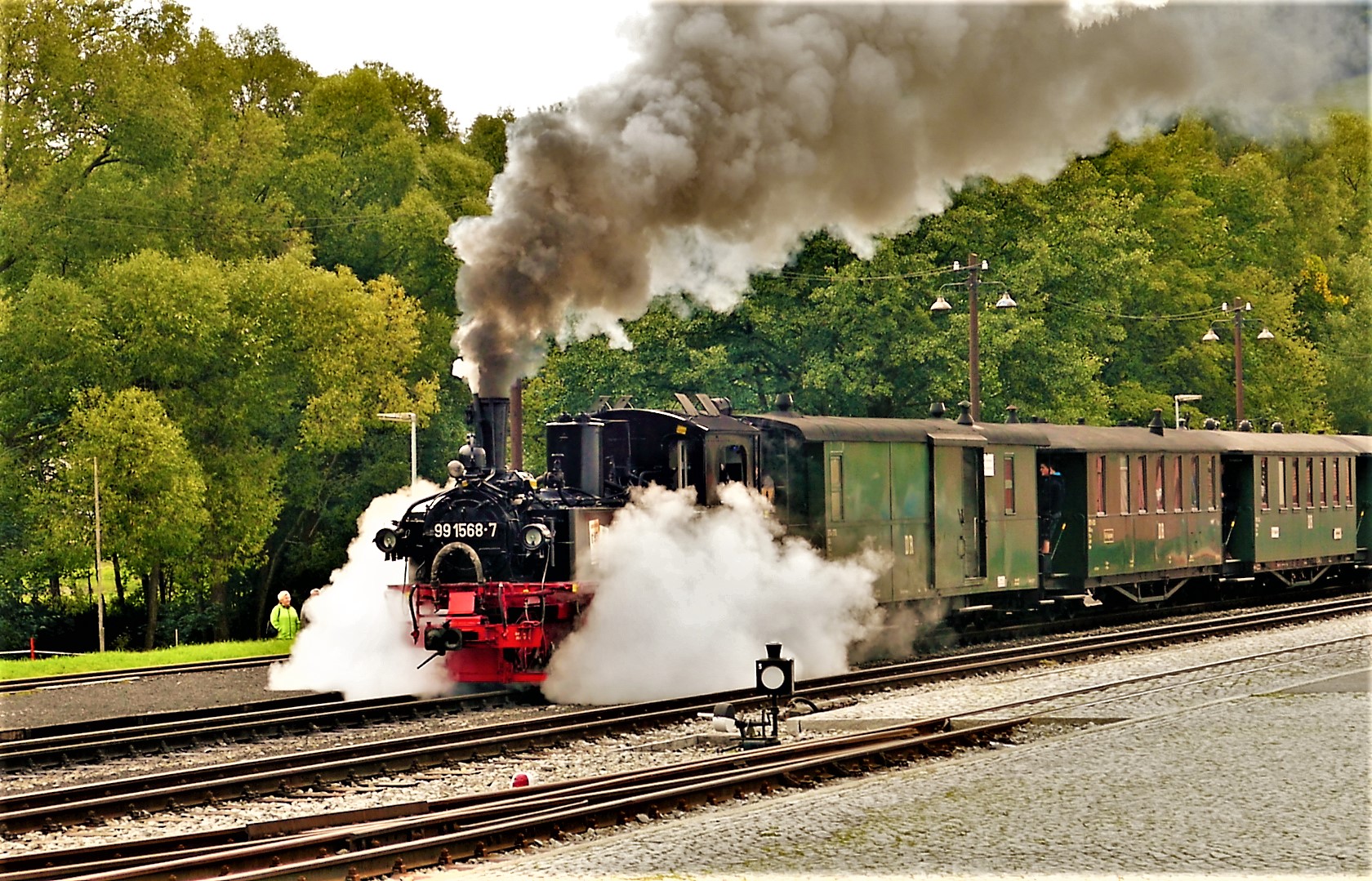 Die Preßnitztalbahn in Steinbach/Erzg.