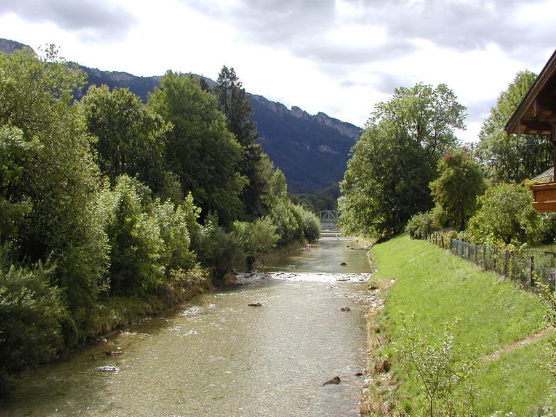 Die Prien in Aschau/Chiemgau