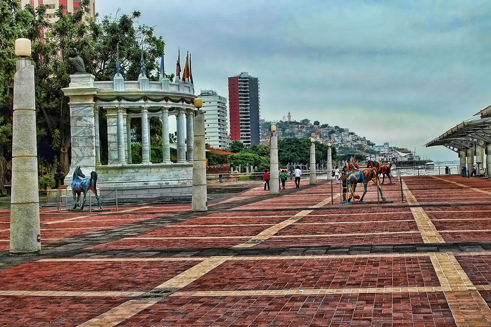 Die Promenade von Guayaquil