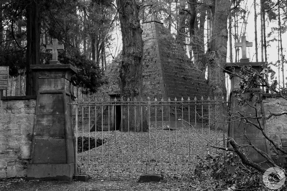 Die Pyramide im Wald