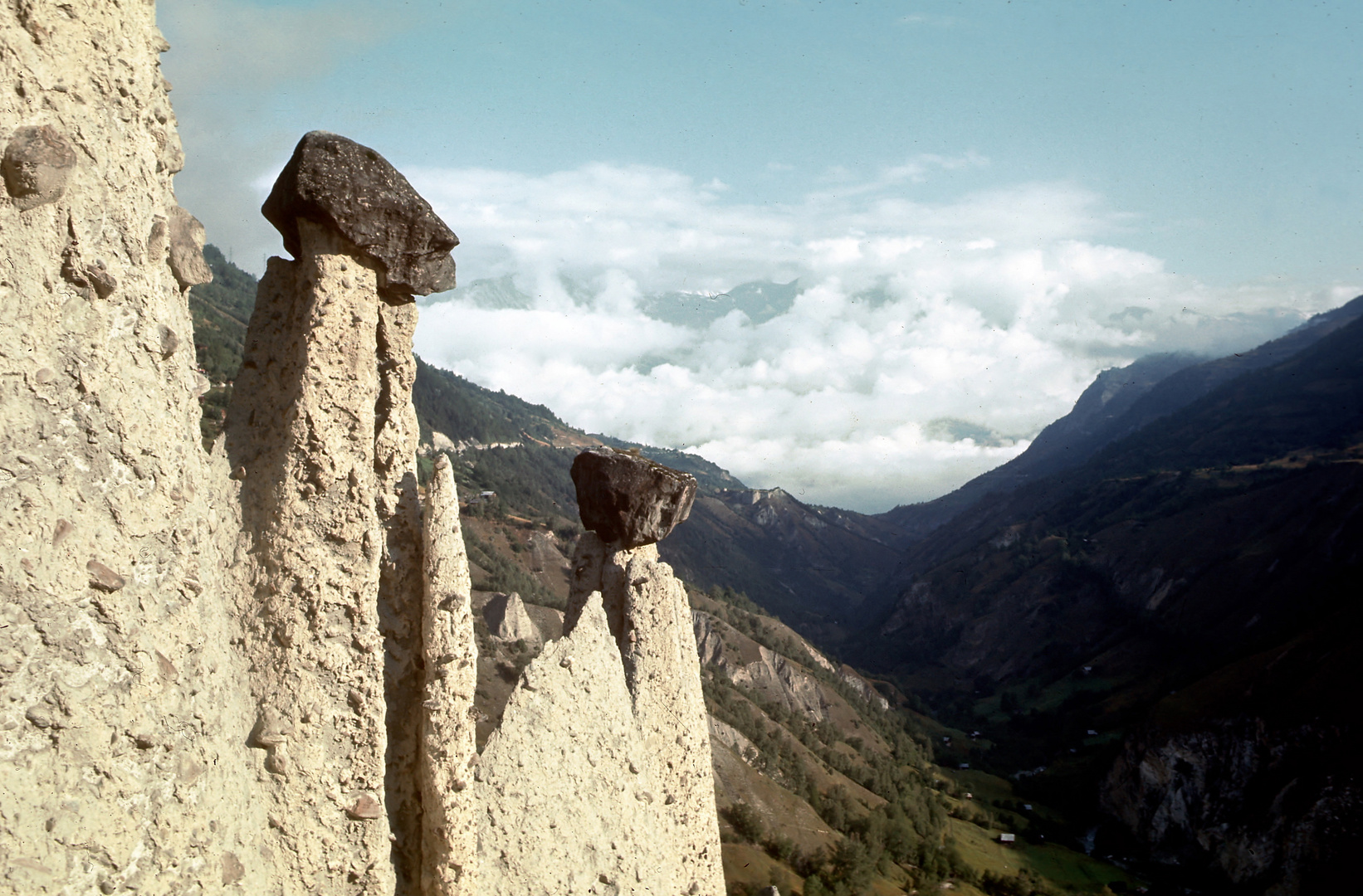 die Pyramiden von Euseigne (Val d'Hérens, Wallis)