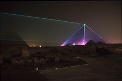 Die Pyramidenbei Nacht - Sound & Light Show