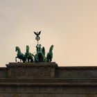 Die Quadriga im Abendlicht