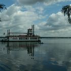 Die ‚Queen’ auf dem Arendsee bei kaltem Wetter