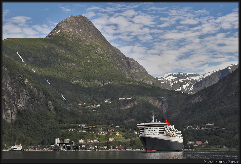 Die Queen im Fjord...