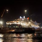 Die Queen Mary 2 ist im Dock angekommen