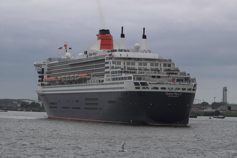 Die Queen Mary in Hamburch