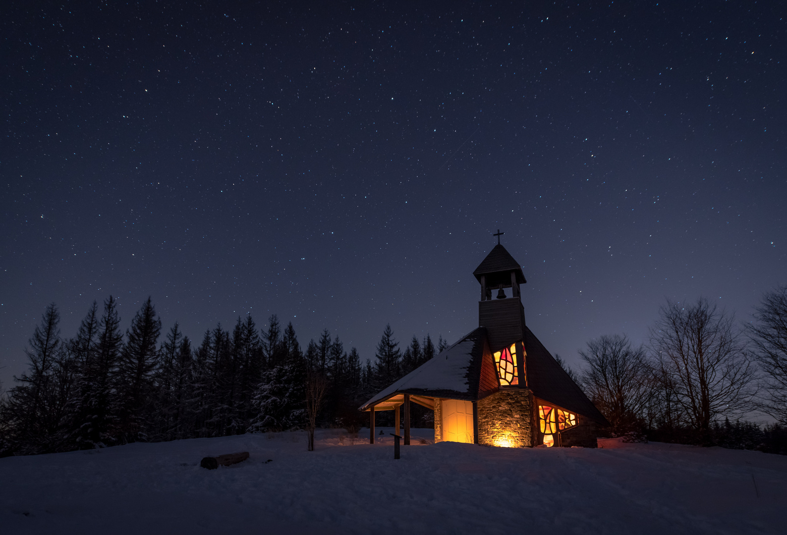 Die Quernstkapelle im Nationalpark Kellerwald 