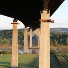 Die Rader Hochbrücke über die A7