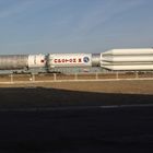 Die Rakete das "Proton - M" mit dem Satellit die "Brise-M"