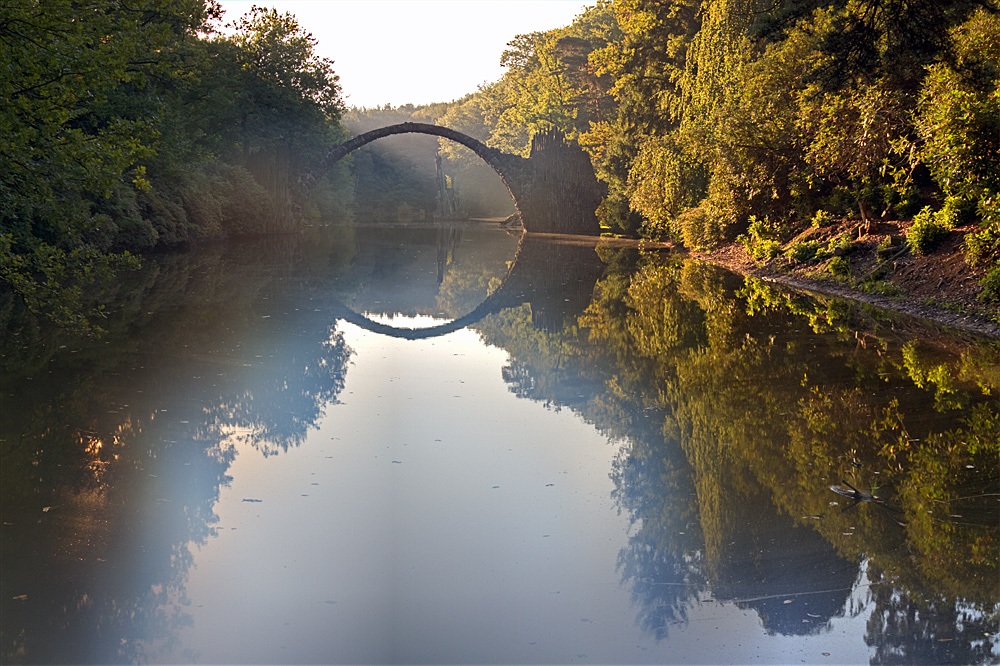 Die Rakotzbrücke...