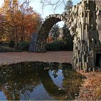 Die Rakotzbrücke im Herbst