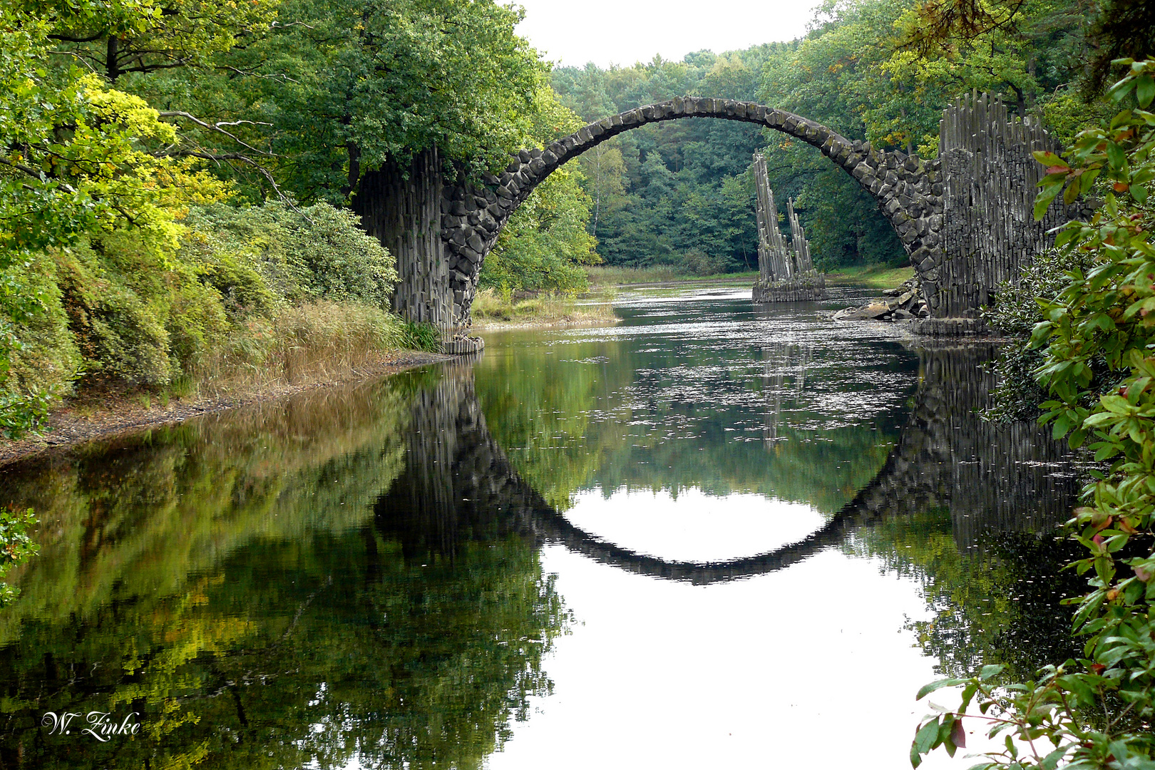 Die Rakotzbrücke im Kromlauer Park