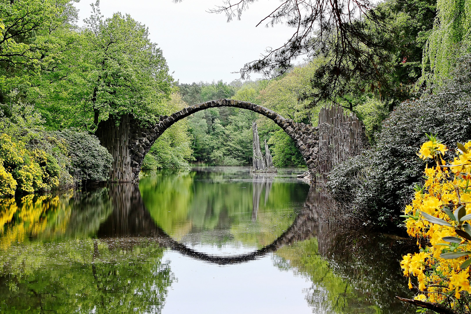 Die Rakotzbrücke in Kromlau