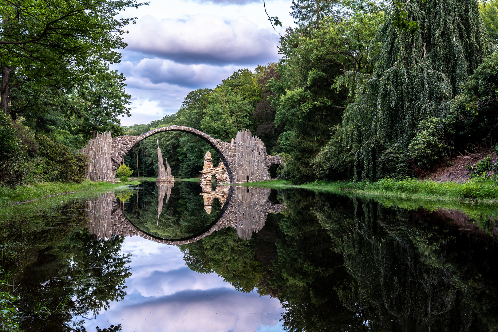 Die Rakotzbrücke in Kromlau Nr. 2