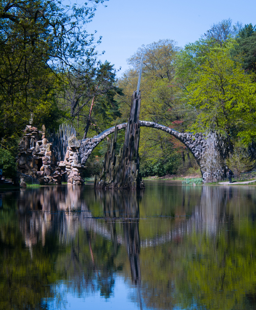 die Rakotzbrücke von der anderen Seite 