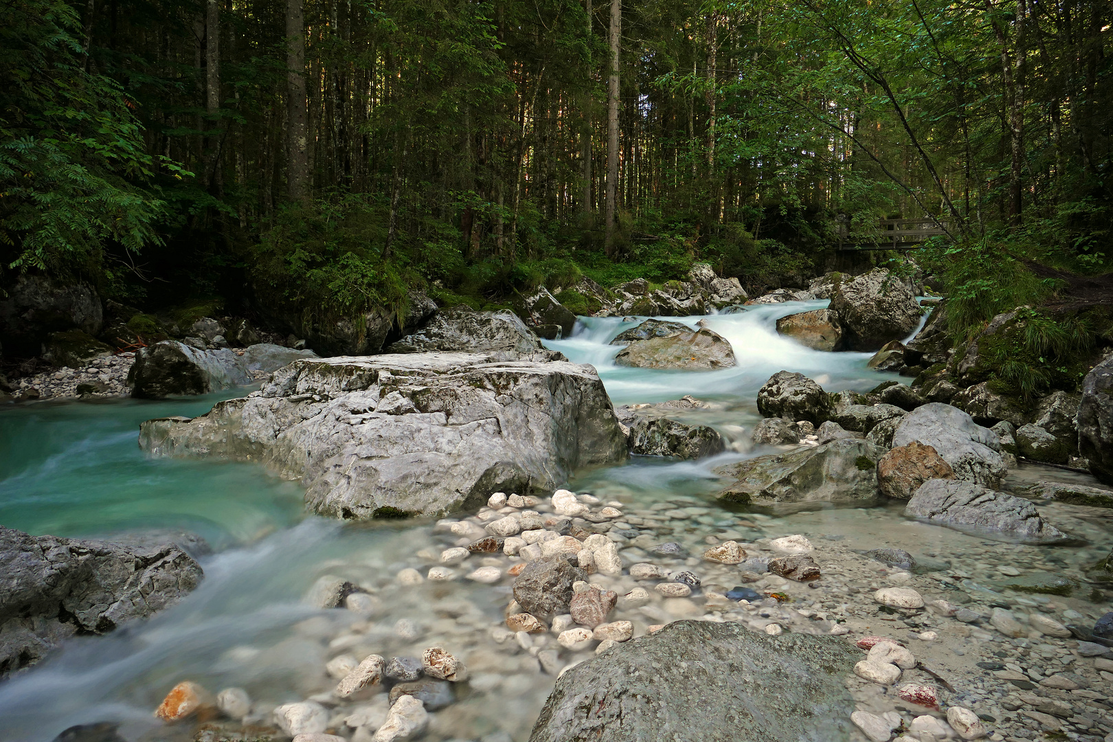 Die Ramsauer Aache im Zauberwald Berchtesgadener Land 2