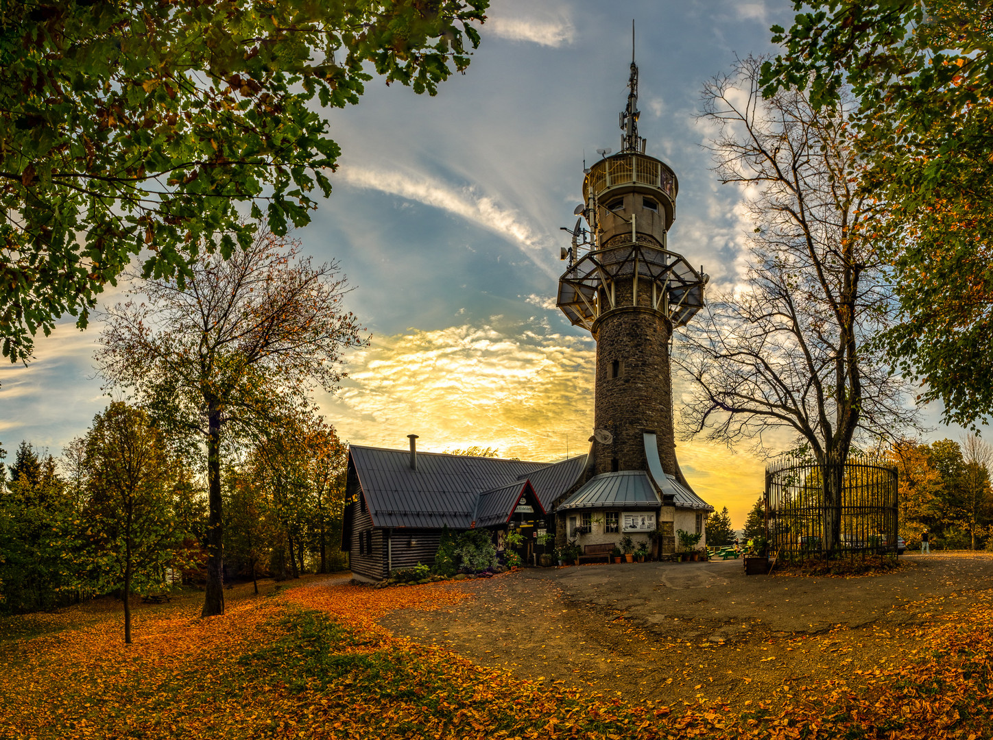 Die Raststätte Zum Kindelsberg.