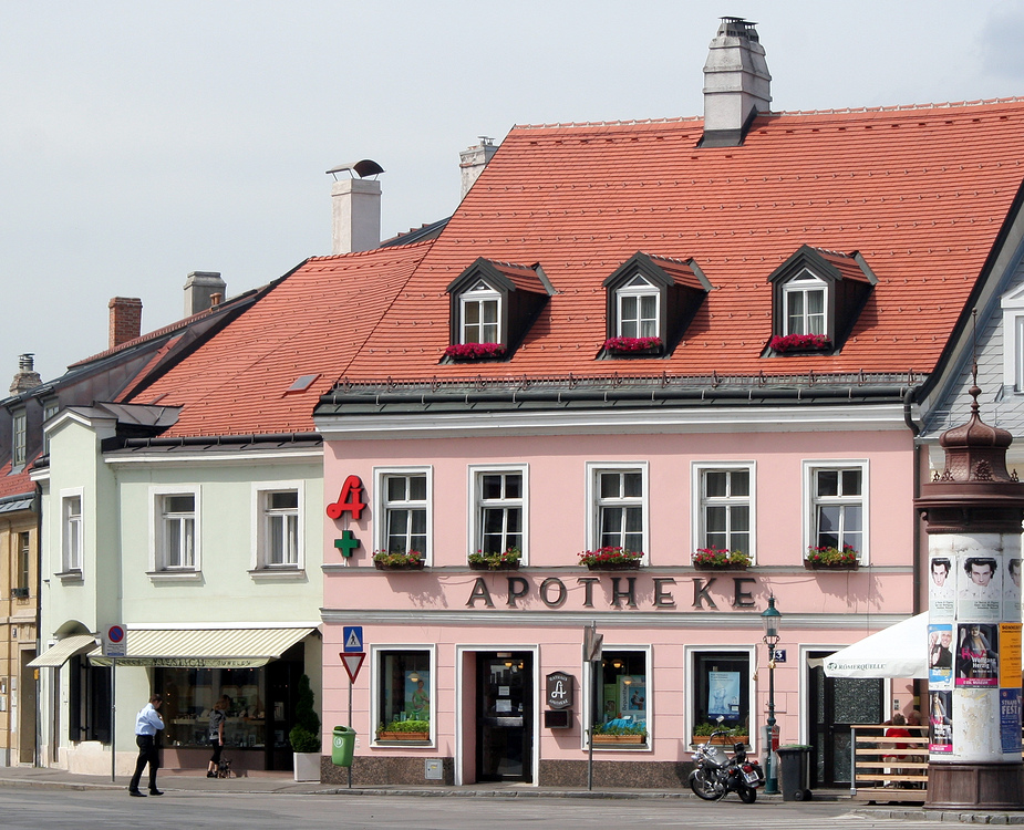 Die Rathaus-Apotheke in Klosterneuburg