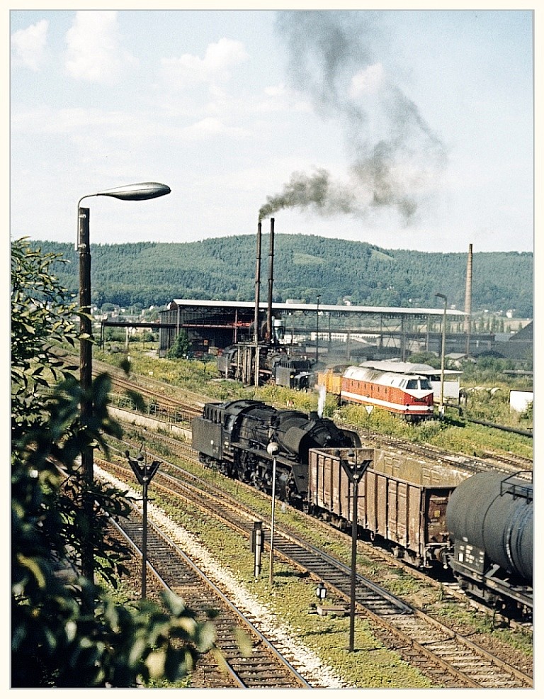 Die Rauchzeichen des Bw Saalfeld