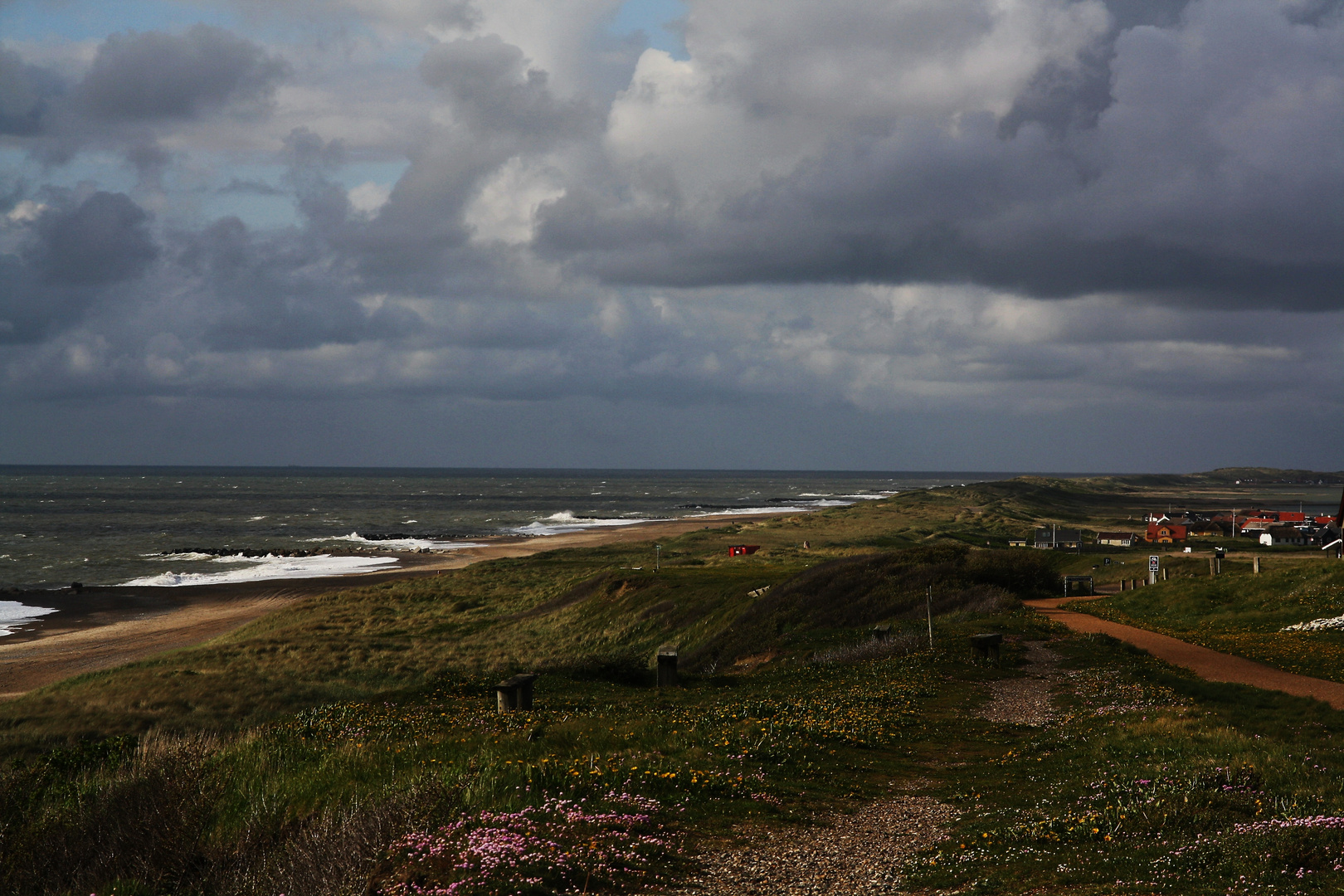 Die rauhe Nordseeküste .....