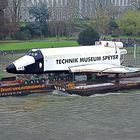 Die Raumfähre Buran auf ihrem Weg nach Speyer am 09. April 2008