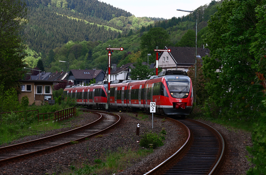 Die RB 25 nach Marienheide