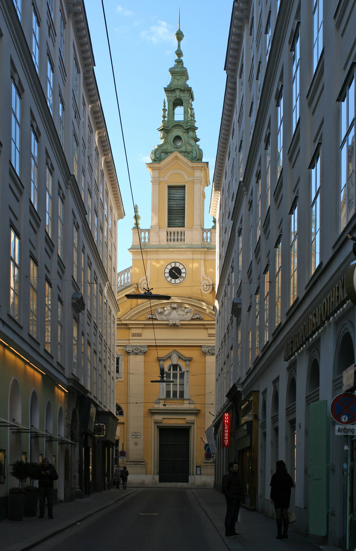 Die Reformierte Stadtkirche im 1. Bezirk in Wien