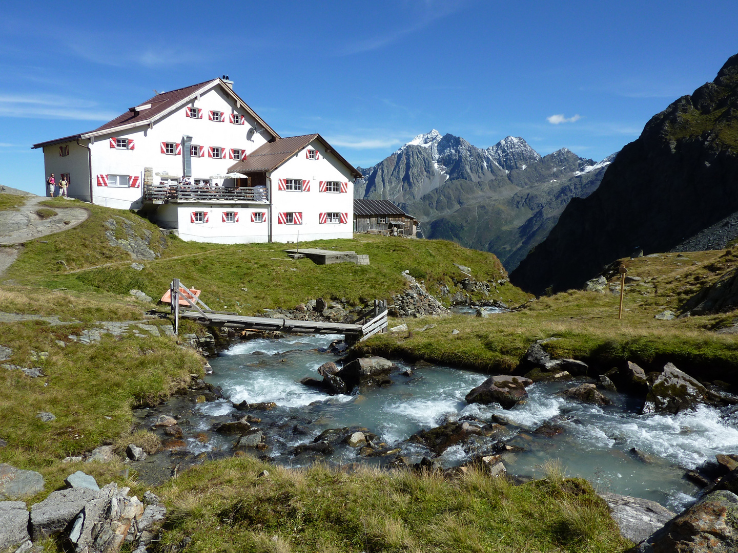 Die Regensburger Hütte im Stubaital