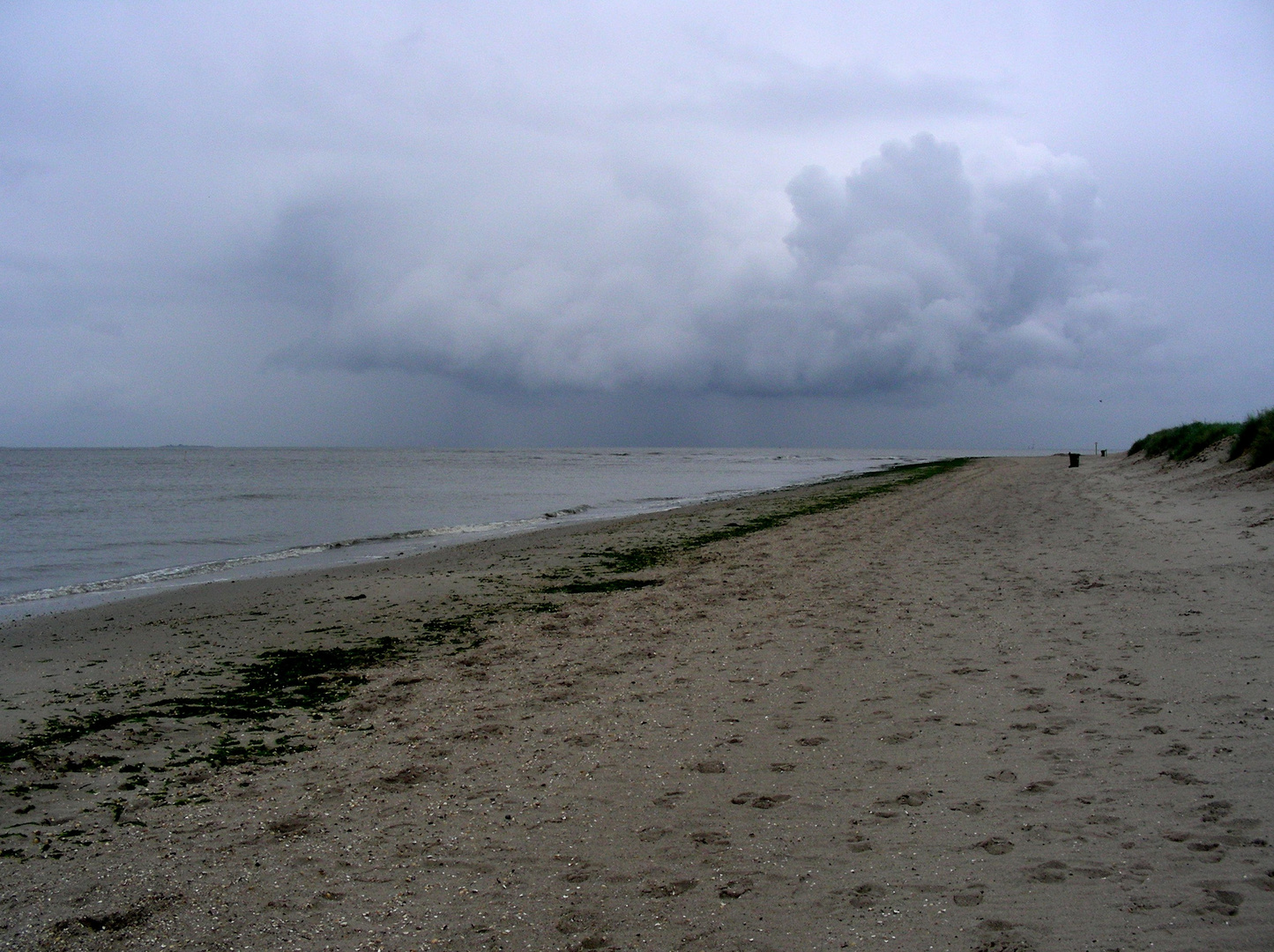 Die Regenwolke zieht ab