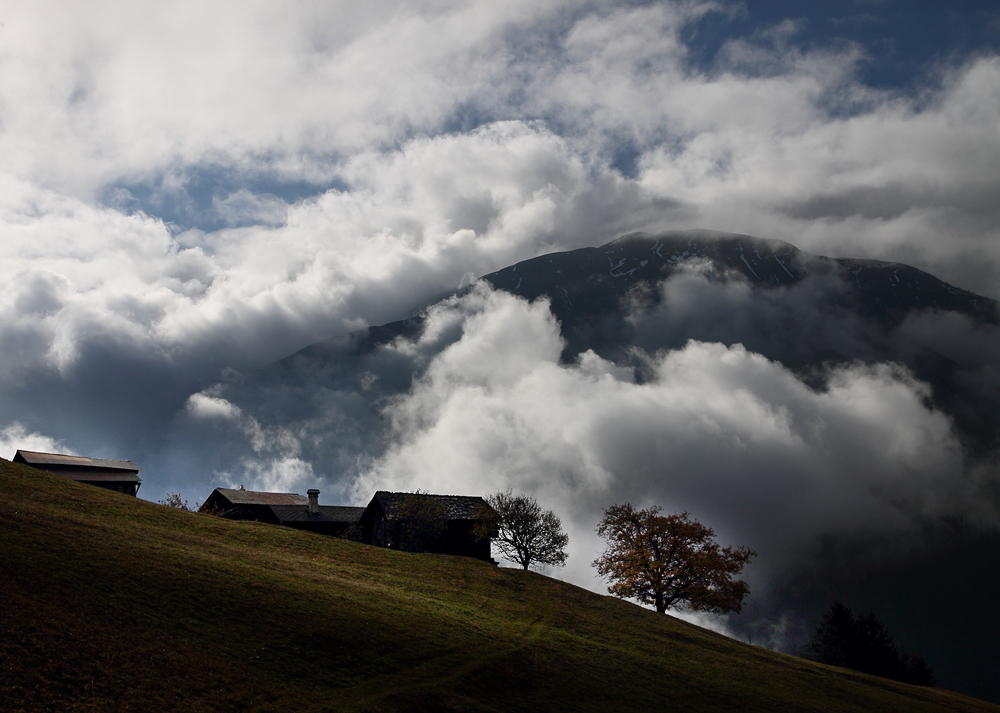 Die Regenwolken ziehen ab