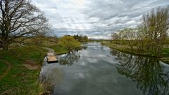 Die Regnitz bei der Fähre - Pettstadt - Bamberg