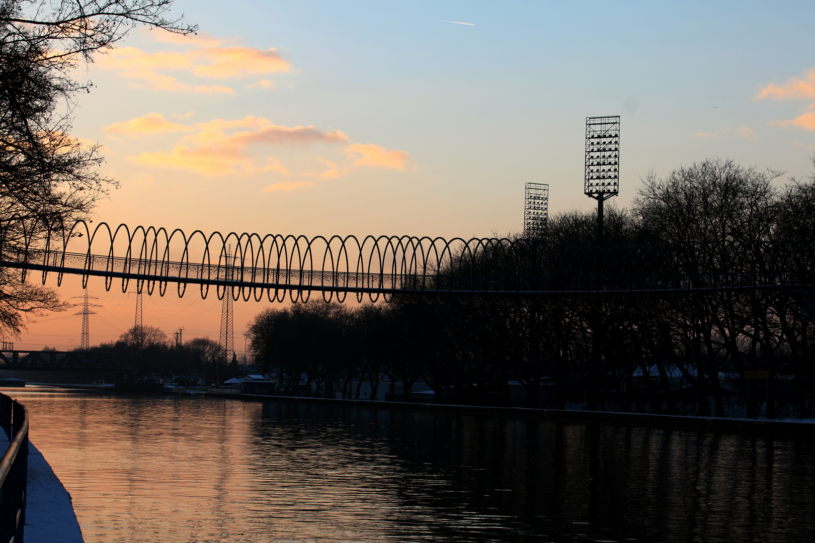 Die Rehberger Brücke oder auch Slinky Springs