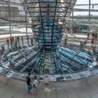 Die Reichstags Kuppel von innen.