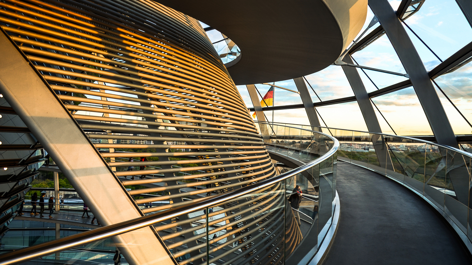 Die Reichstagskuppel / Berlin