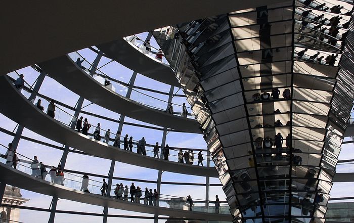 Die Reichstagskuppel und Ihre Besucher