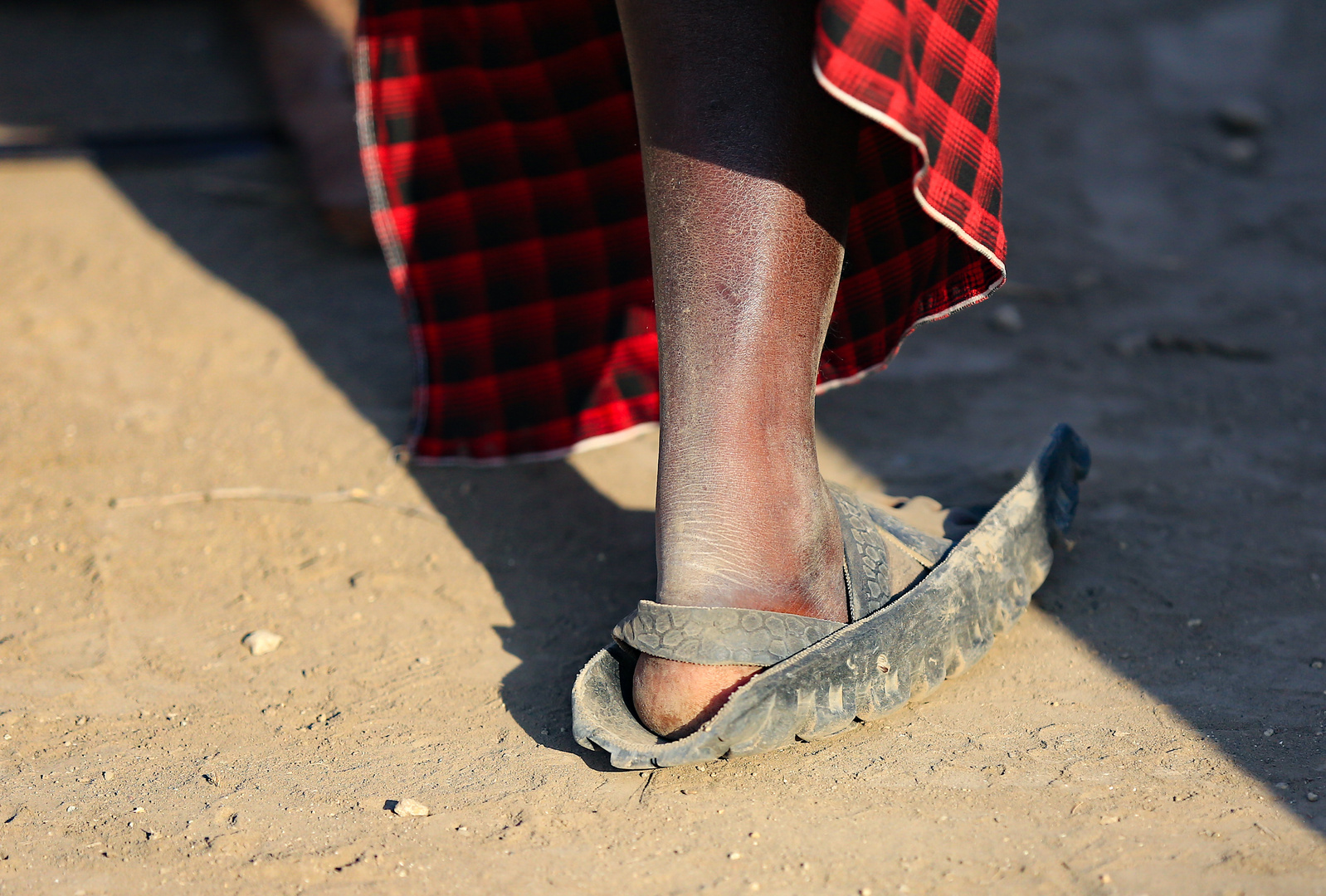 Die Reifen-Schuhe der Massai